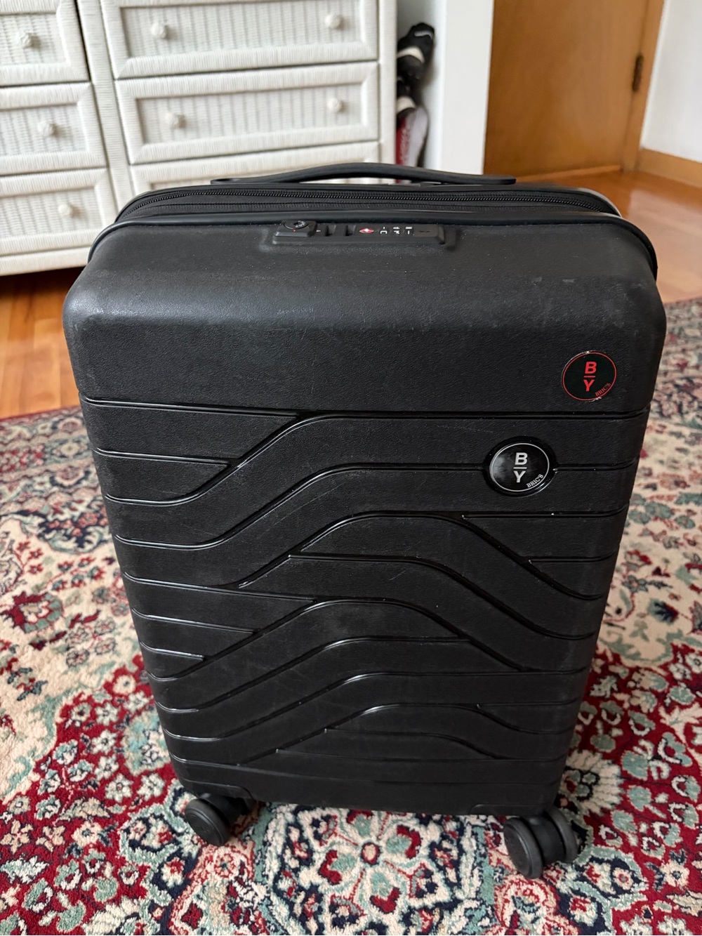 black Bric's B|Y Ulisse 21" Expandable Spinner Luggage